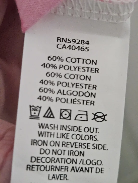 Place Pink & White Tie-Dye Short Sleeve Crewneck Tee - Picture 4 of 4